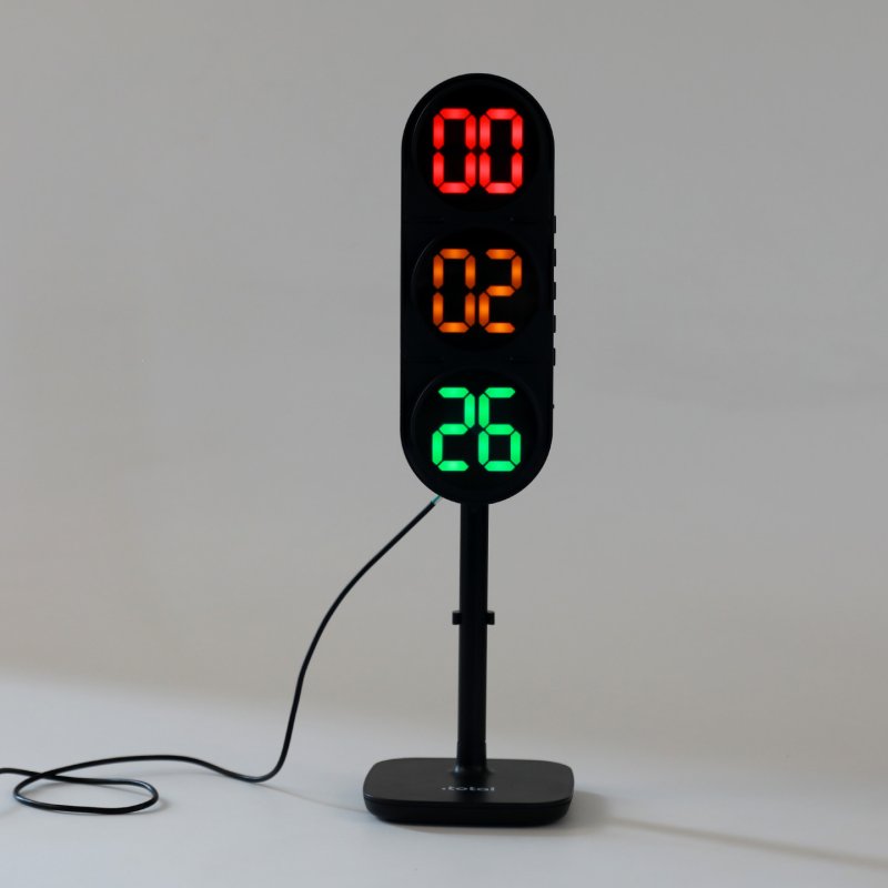 iTotal - Traffic Light Alarm Clock (XL2600)