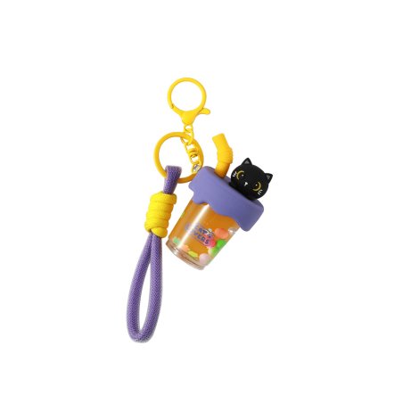 iTotal - Bubble Tea keychain BLACK CAT (XL3076)