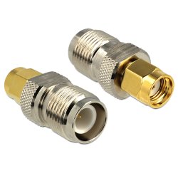 DELOCK Adapter RP-SMA Stecker RP-TNC Buchse
