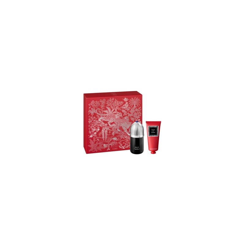 CARTIER PASHA EDT. NOIR EDT SPRAY 1000 ML S-G 100 ML SETS