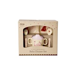 Rice - Melamine Baby Dinner Set - Fairytale Print - 4 pcs