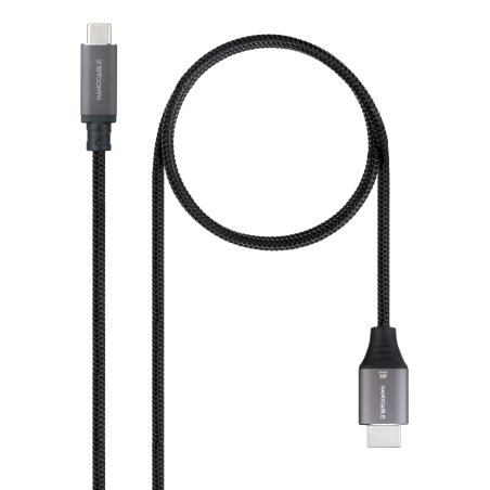 Nanocable 10.15.5262 video cable adapter 1.8 m USB Type-C HDMI Black