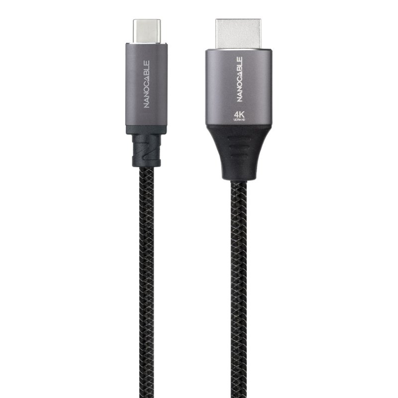 Nanocable 10.15.5262 câble vidéo et adaptateur 1,8 m USB Type-C HDMI Noir