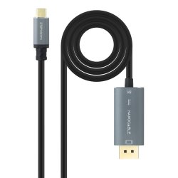 Nanocable 10.15.5022 câble vidéo et adaptateur 2 m USB Type-C DisplayPort Noir