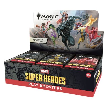 Magic: The Gathering - Marvel Super Heroes Play Boosters Display (30 Boosters)