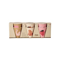 Rice - Melamine Kids Cup with Fairytale Print - Small - 160 ml - 6 Pack