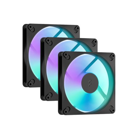 DYNAMIC 3 140MM RGB BLK FAN 3PK