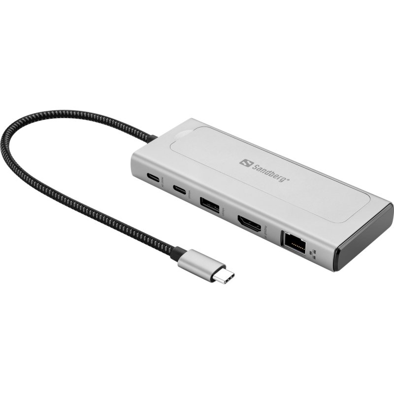 Sandberg - USB-C 6in1 Travel Dock SSD Case