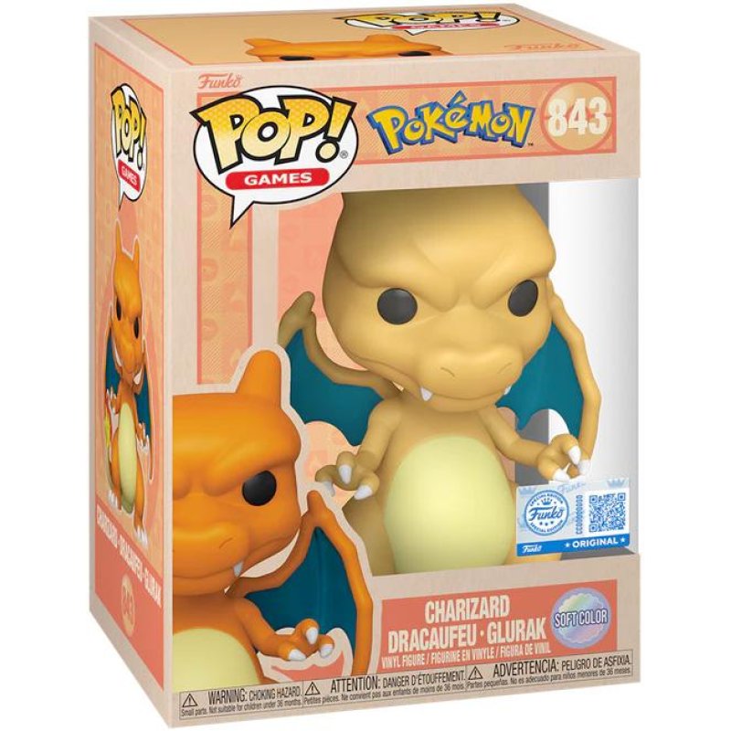 POKEMON - POP Games N° 843 - Dracaufeu (Soft Color)