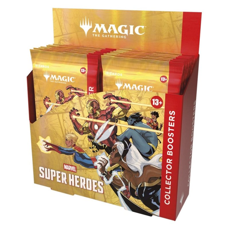 Magic: The Gathering - Marvel Super Heroes Collector Boosters Box (12 Boosters)