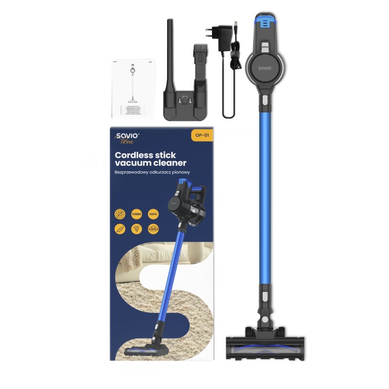 Savio OP-01 Aspirateur 1 L Sec 150 W Sans sac