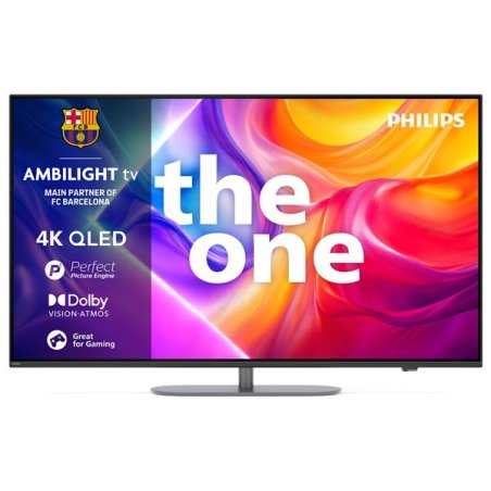 'The One' 120 hz - Pied central - QLED - AMBILIGHT 3 - UHD - TITAN OS *
