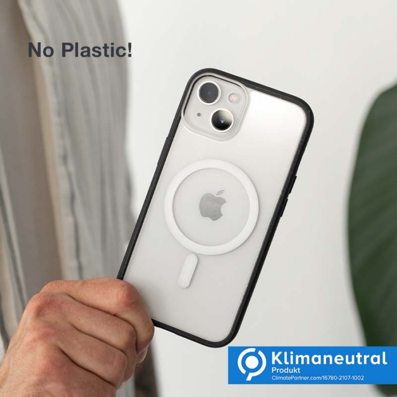 Woodcessories Clear Case MagSafe Black iPhone 14