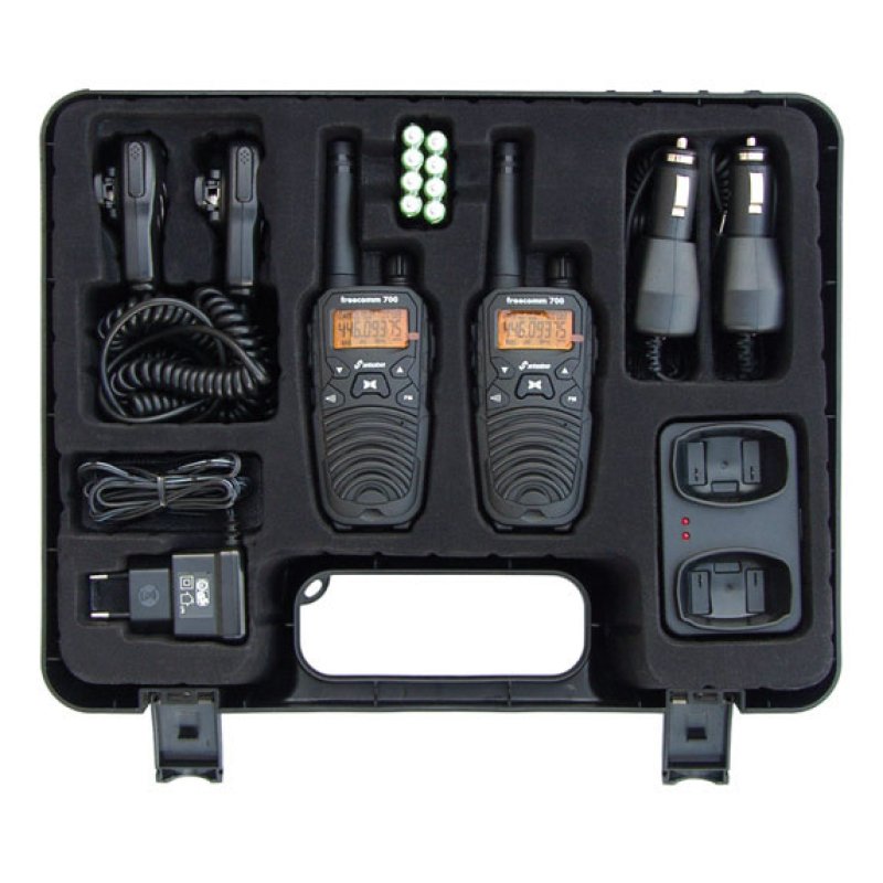 Stabo freecomm 700 radio bidirectionnelle 8 canaux Noir