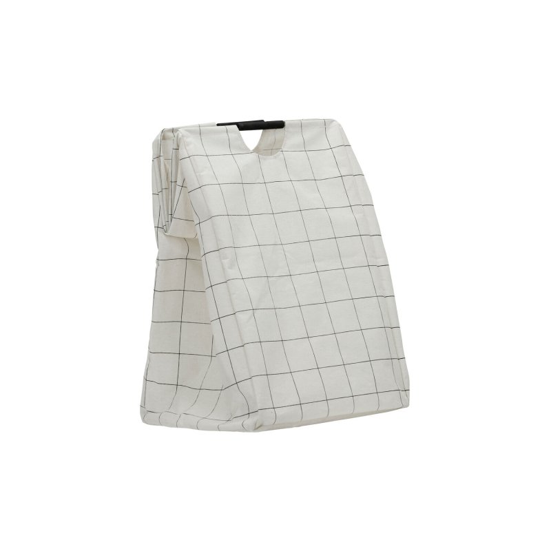 House Doctor - Laundry Bag HDSquares - White