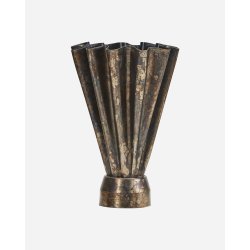 House Doctor - Flood Vase - H33 cm - Antique Brown