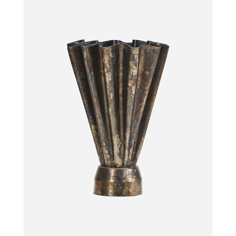 House Doctor - Flood Vase - H33 cm - Antique Brown