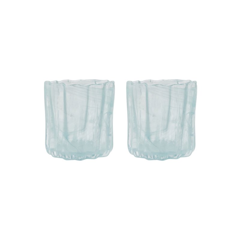 House Doctor - Tealight Holder HDCurl - Blue - Light Blue