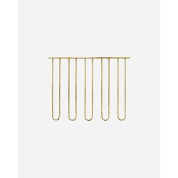 House Doctor - Stilio Glass Rack - 40x30 cm - Antique Gold