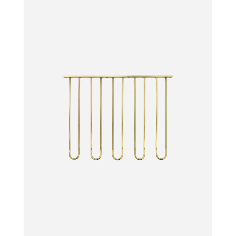 House Doctor - Stilio Glass Rack - 40x30 cm - Antique Gold