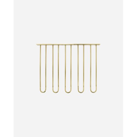 House Doctor - Stilio Glass Rack - 40x30 cm - Antique Gold