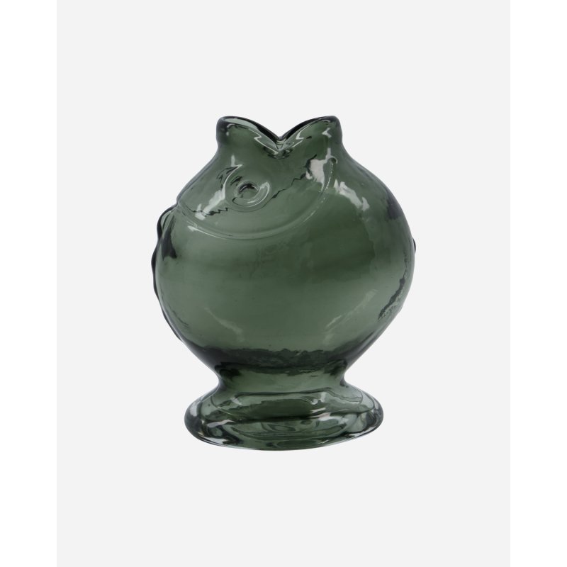 House Doctor - Fish Vase - H17.5 cm - Smoked Grey