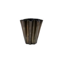 House Doctor - Flood Vase - H13 cm - Antique Brown