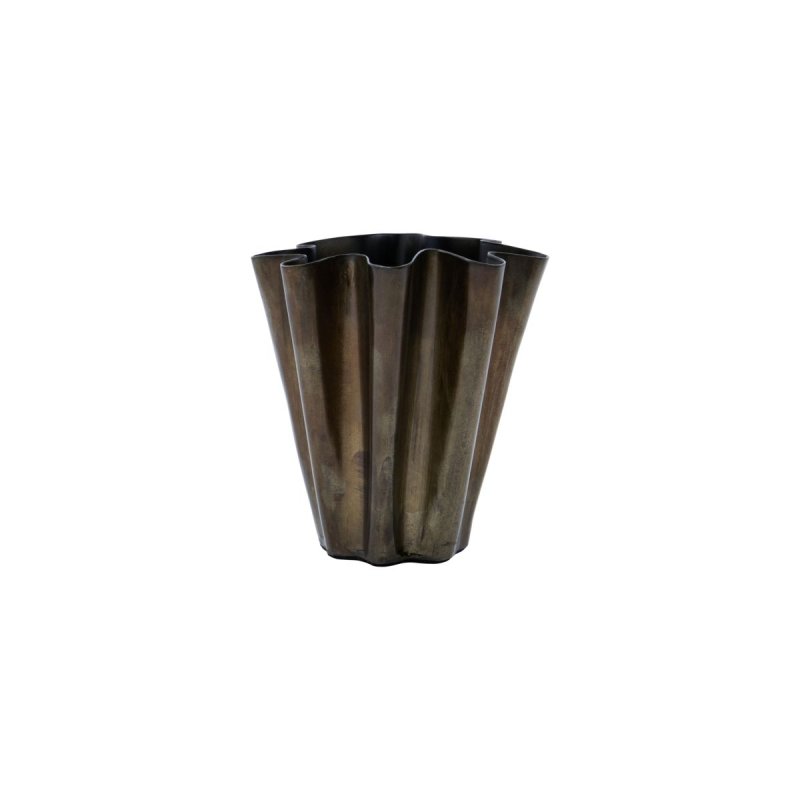 House Doctor - Flood Vase - H13 cm - Antique Brown