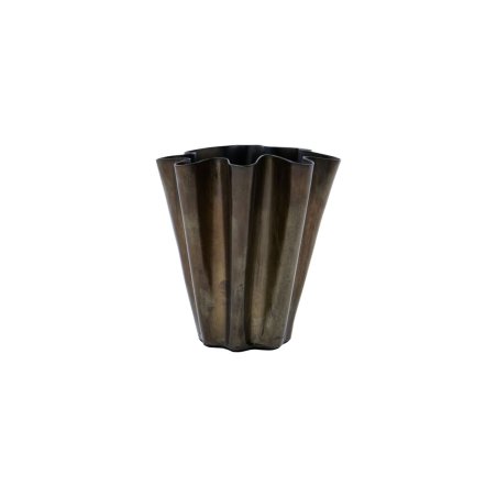House Doctor - Flood Vase - H13 cm - Antique Brown