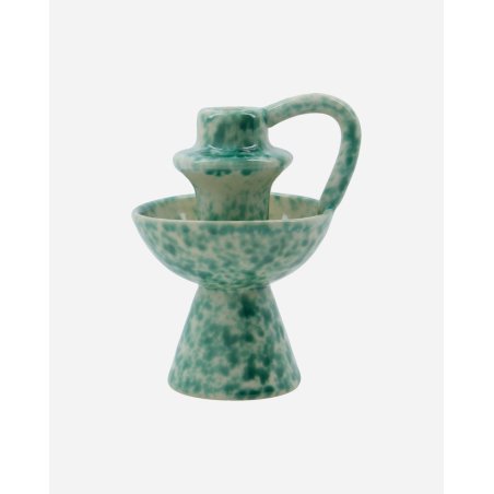 House Doctor - Diva Candle Holder - H14 cm - Green
