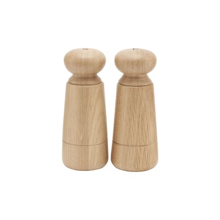 House Doctor - Salt and pepper grinder, HDWardha - Oak - h: 17 cm, dia: 7 cm