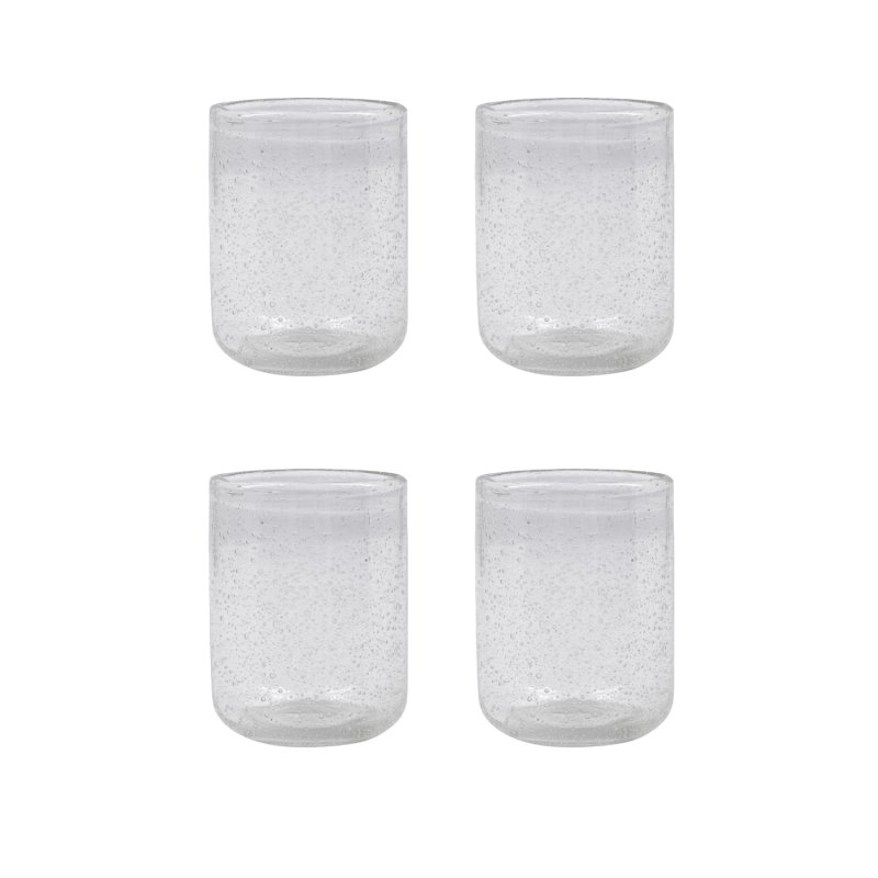 House Doctor - Rich Glass - H11 cm - Clear - Set of 4
