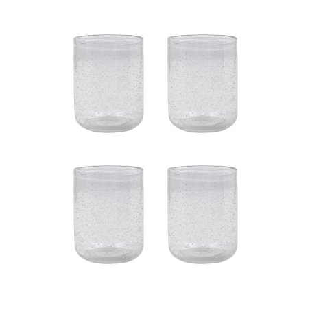 House Doctor - Rich Glass - H11 cm - Clear - Set of 4