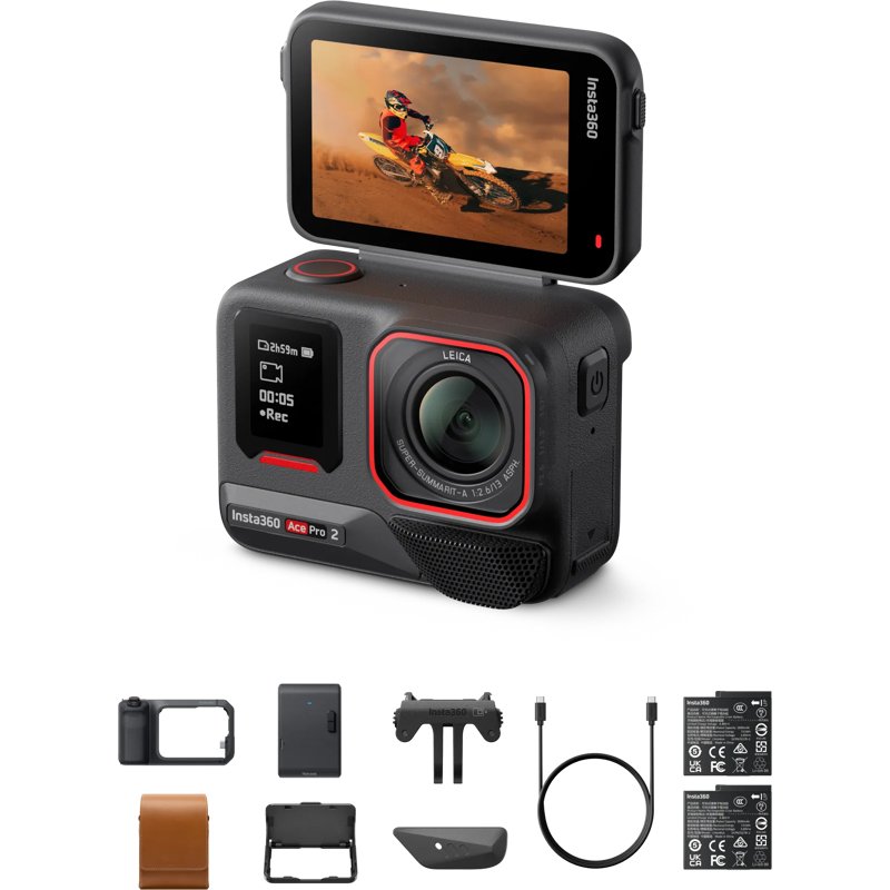 Insta360 - Ace Pro 2 Flash Print Bundle - Action Camera