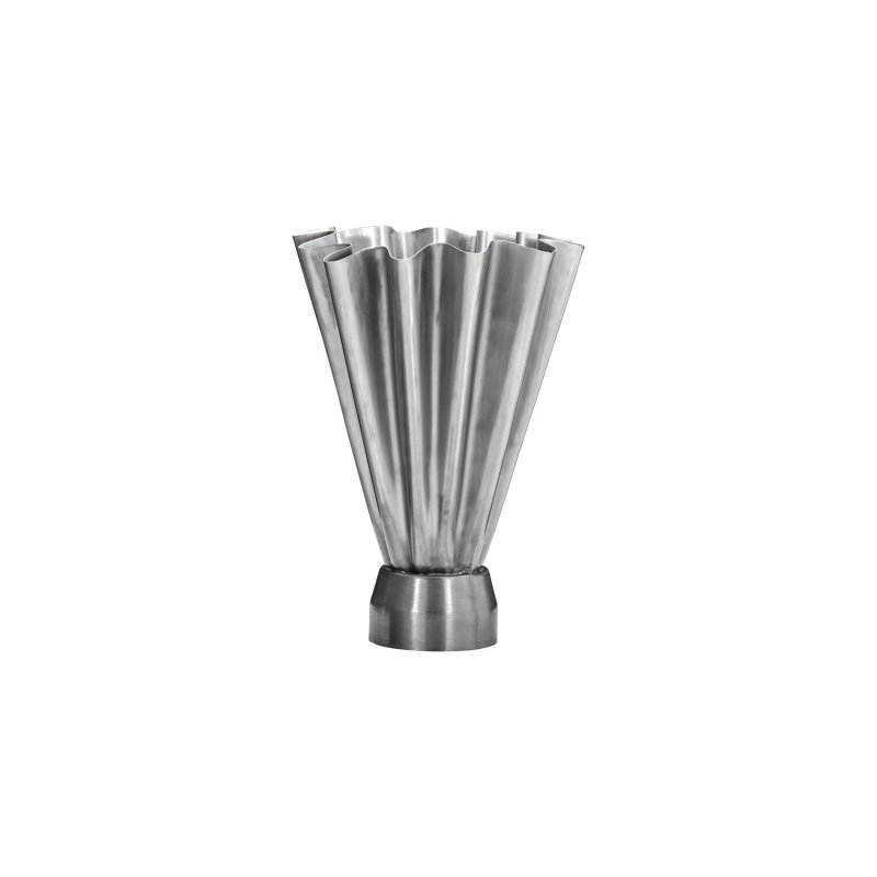 House Doctor - HDFlood Vase - Brushed silver finish