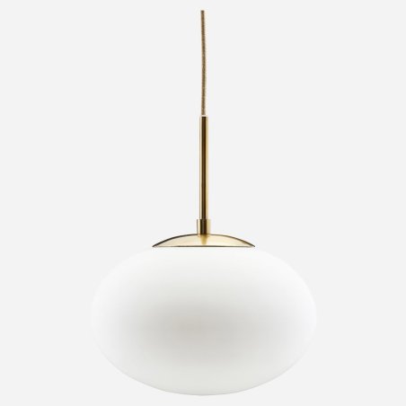House Doctor - Lamp, HDOpal - White - Diameter 30 cm, Height 35 cm, 3-meter cable