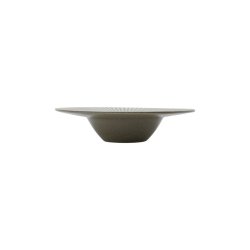 House Doctor - Pasta plate, HDPleat - Grey/Brown - h: 6 cm, dia: 26 cm