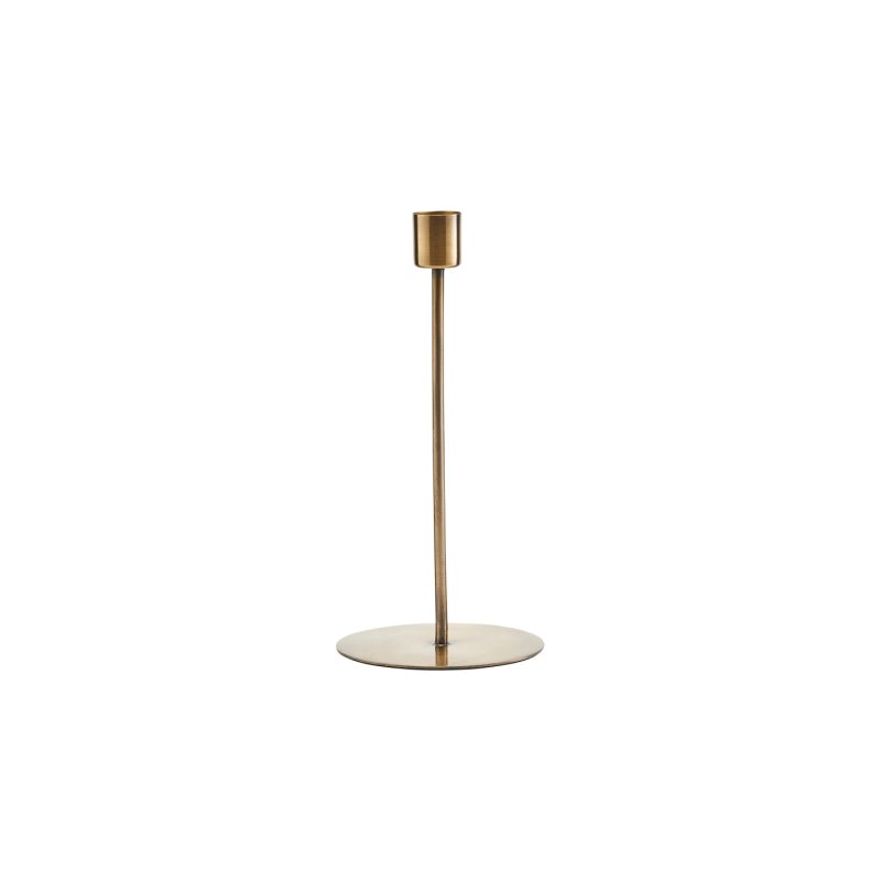 House Doctor - Anit Candle Holder - Brass Finish (SP0854)