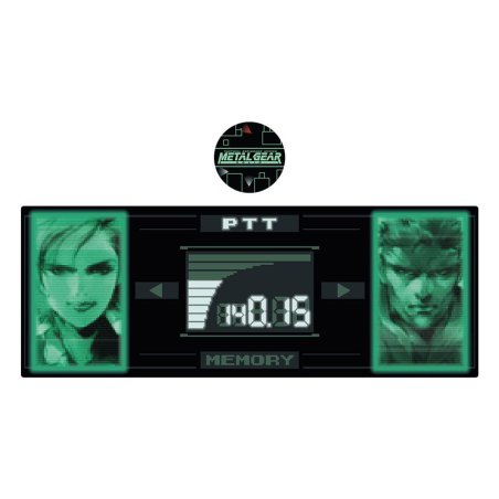Metal Gear Solid set sous-mains revêtu & sous-verre Solid Snake x Raiden Limited Edition