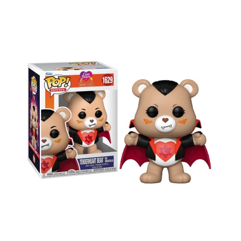 Bisounours x Universal Monsters POP! Vinyl figurine Tender Heart Bear as Dracula 9 cm