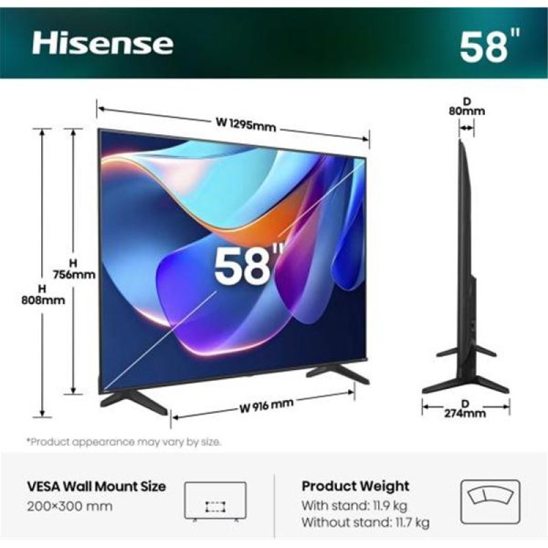 Hisense 58A6S
