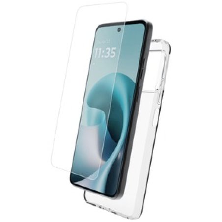 STARTER PACK COQUE SOUPLE VERRE TREMPE MOTOROLA G37