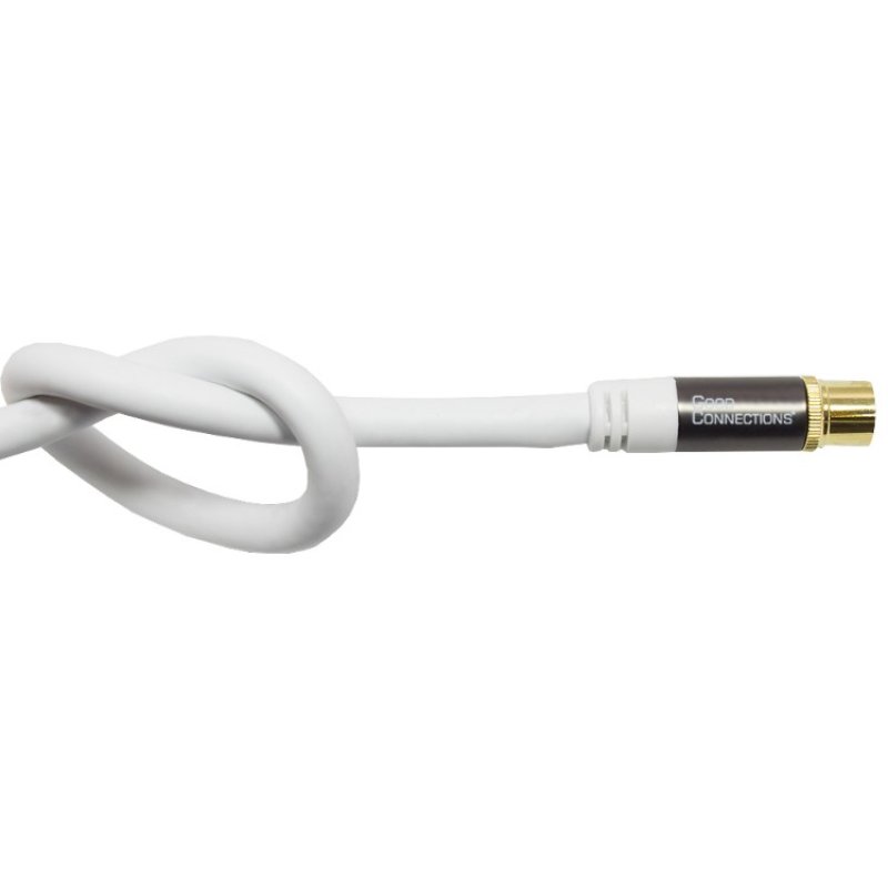 Good Connections TV Antennenkabel SmartFLEX gew weiß 1m