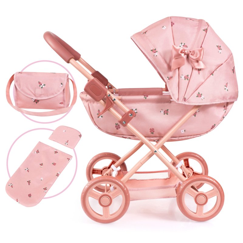 Bayer - Dolls Pram Cosy - Pink/Gold (12726AA)