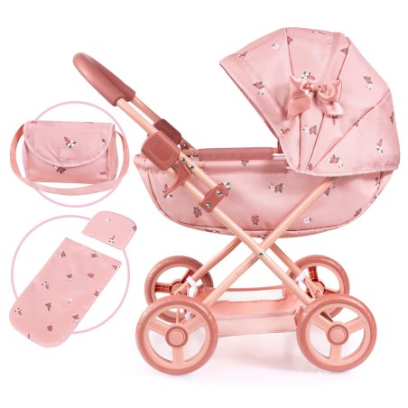 Bayer - Dolls Pram Cosy - Pink/Gold (12726AA)