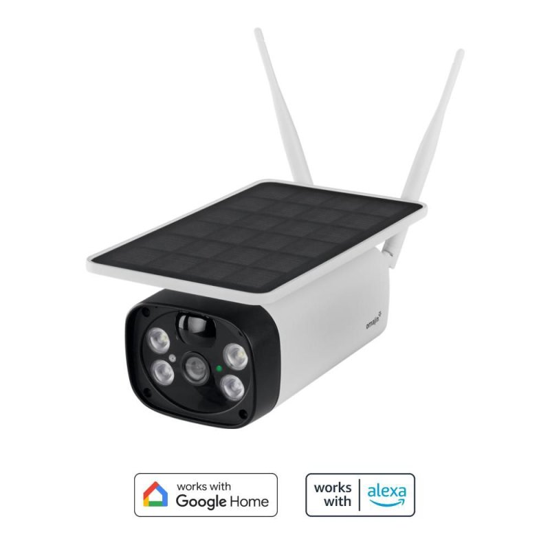 Wireless Security Camera OMAJIN OSC-01-EU solar White Black