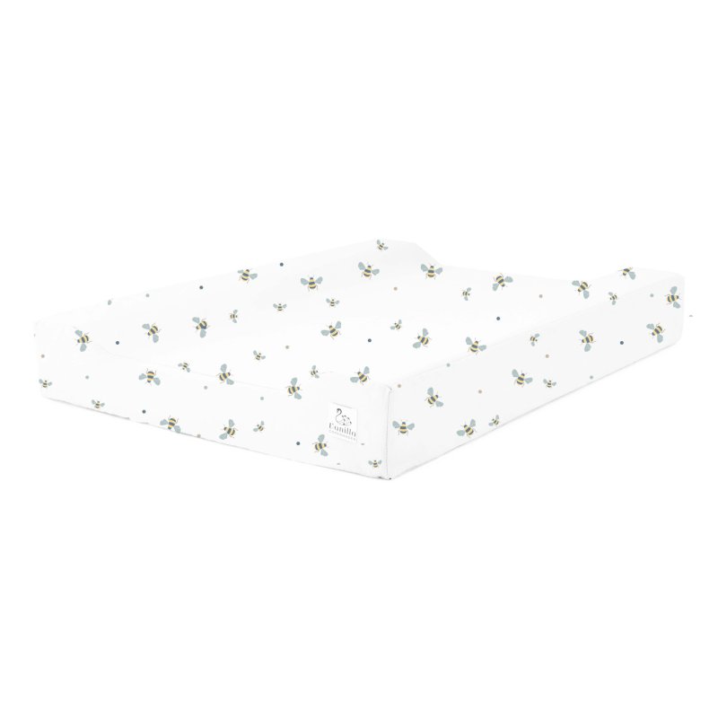 Vanilla Copenhagen - Changing Mat - Honeybee Happy - Milk - 50 x 64 x 9 cm