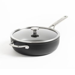 KitchenAid - Forged Hardened Aluminium Wok with Helper Handle - Black - 30 cm