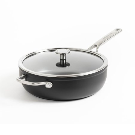 KitchenAid - Forged Hardened Aluminium Wok with Helper Handle - Black - 30 cm