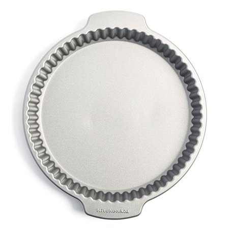KitchenAid - Metal Bakeware Quicheform - Silver - 28 cm